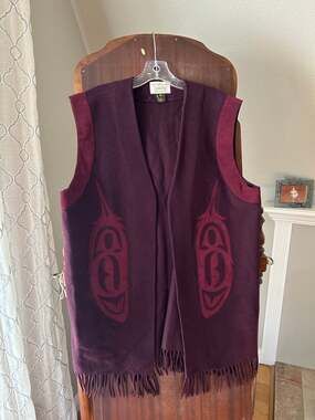 TD Fashion Canada Native American wool vest XL